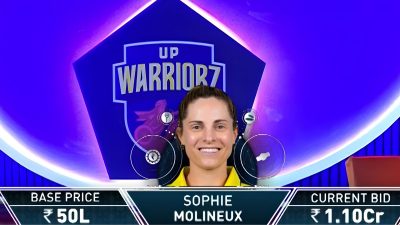 WPL 2027 Auction: UP Warriorz sign Sophie Molineux for Rs 1.10 crore, RCB pick Jess Jonassen | Highlights