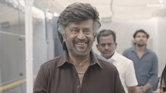 Rajinikanth celebrates 51 years in cinema on 'Dharman' sets