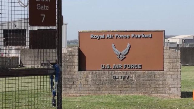 RAF Fairford incident: Two men charged in UK with helping Iran