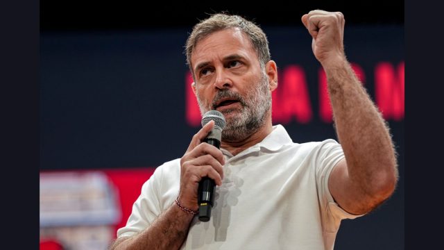 Tell Modi to sack Gyanesh Kumar; protests will stop in 30 seconds: Rahul Gandhi to traders